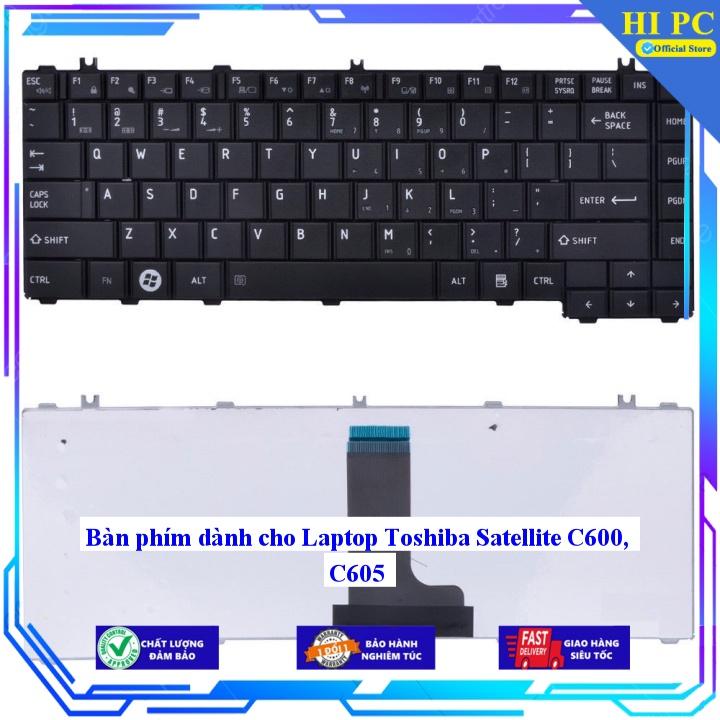 Bàn phím dành cho Laptop Toshiba Satellite C600 C605 - Hàng Nhập Khẩu
