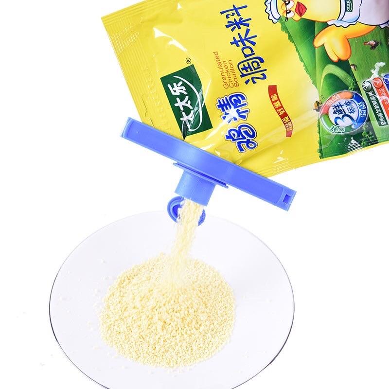 Kẹp Niêm Phong Miệng Túi Bảo Quản Thực Phẩm - Có Nắp Vặn Đóng Mở Tiện Dụng