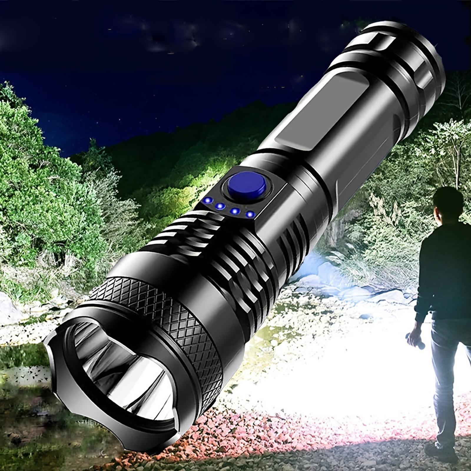 Handheld Flashlight Camping Torch Light Super Bright Powerful Water Resistant Portable Flash Light Flashlight for Camping Travel Walking
