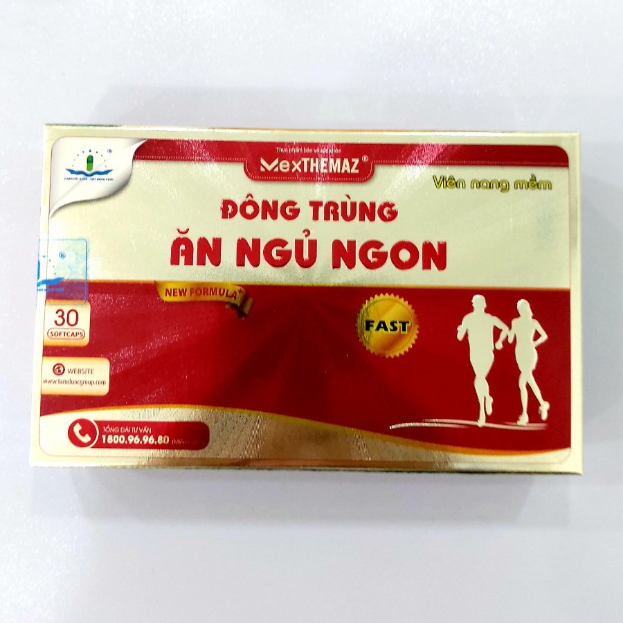 ĐÔNG TRÙNG ĂN NGỦ NGON NEW FORMULA FAST Dạng Vỉ – Hỗ trợ ăn ngủ ngon, giảm mệt mỏi, bồi bổ sức khỏe