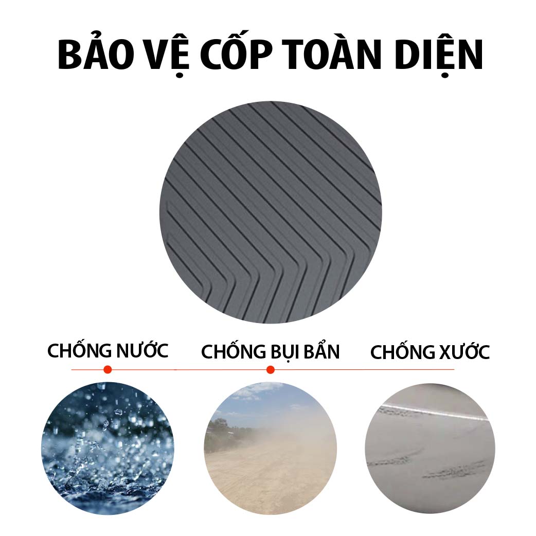 Lót cốp nhựa dành cho xe Vinfast Fadil - Hàng Chính Hãng