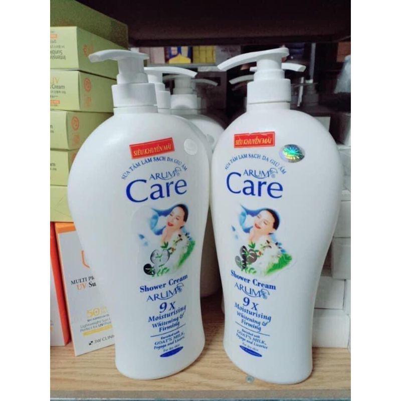 Sữa tắm dê WHITE CARE 1200ml dưỡng trắng da