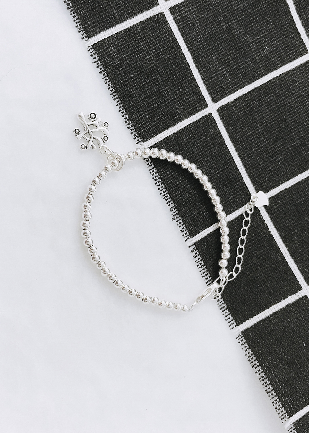 Lắc bi bạc 3mm cây trí tuệ - Ngọc Quý Gemstones