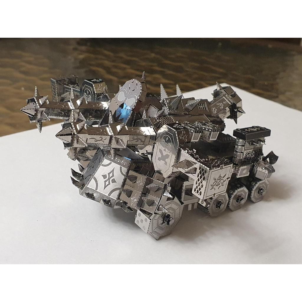 Mô Hình Lắp Ghép 3d Kim Loại xe tank cỡ lớn