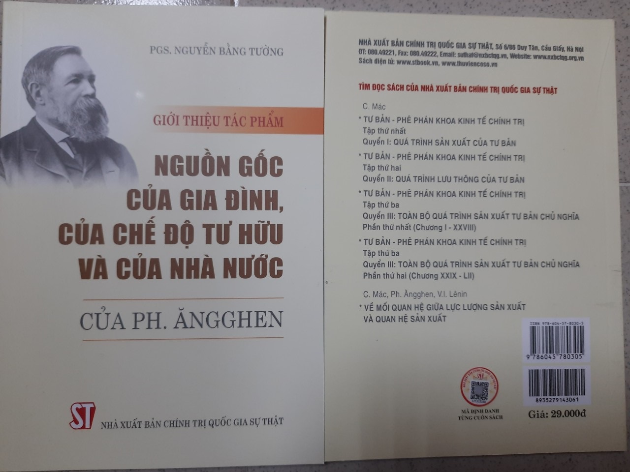 Sách Nguồn gốc của gia đình, của chế độ tư hữu và của nhà nước của Ph.Ăngghen