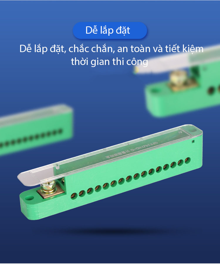 Cầu đấu chia dây điện 1 ra 16 100A FJ116