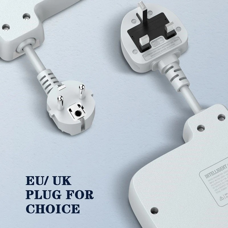 Ổ cắm điện đa năng 6 in 1 hỗ trợ sạc nhanh PD 20w ra 2 ổ cắm điện, 1 PD Type C 20W và 3 USB A QC 3.0 18W hiệu LDNIO SC2413 - hàng nhập khẩu