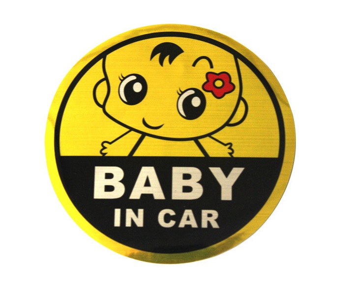 Sticker Baby In Car dán xe ô tô