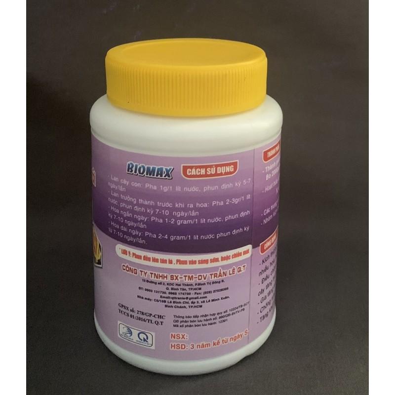 Phân bón kích ra hoa NPK 6-30-30 +TE - kích ra hoa, tăng đậu trái trên cây kiểng, cây ăn trái - bomax chai 100 gram