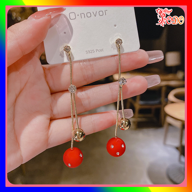 Bông tai trẻ trung kiểu dáng CD417 S925 phong cách ngầu thích hợp đi làm - [Thời Trang ToDo]