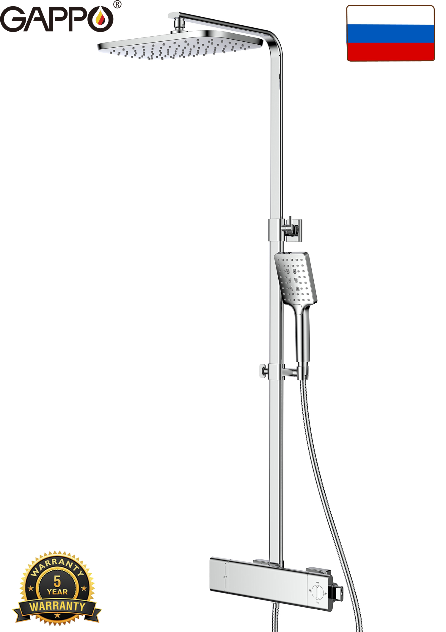 Sen Cây Tắm Khóa Nhiệt Cao Cấp GAPPO G2495-6