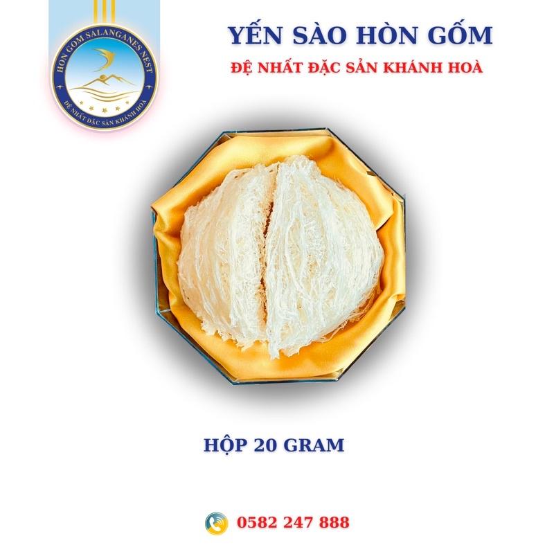 [Hộp 50/100g] Yến Sào Khánh Hoà Tinh Chế Cao Cấp V1 - Yến Sào Hòn Gốm Chính Hiệu Khánh Hoà - HON GOM SANLANGANES NEST