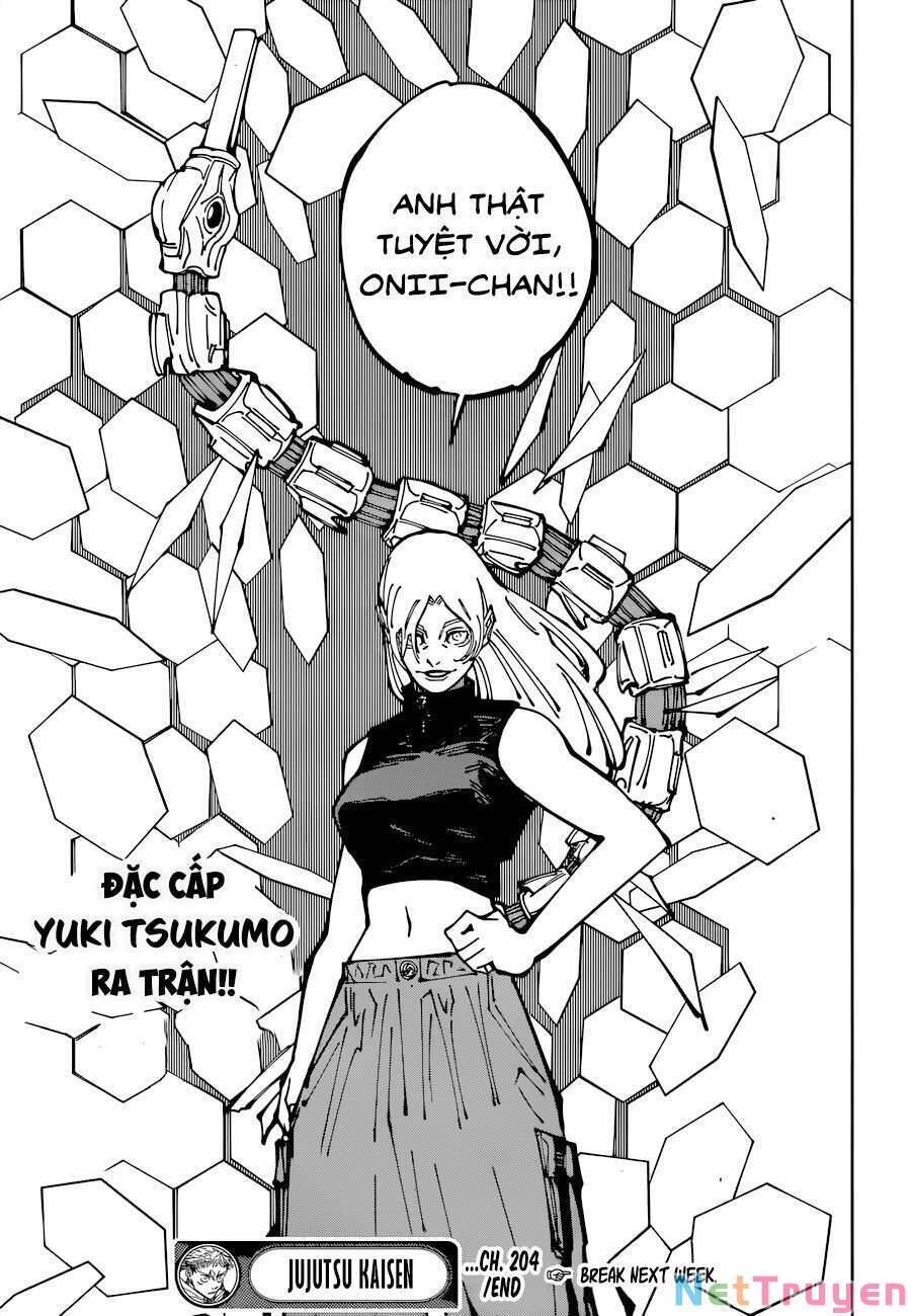 jujutsu kaisen - chú thuật hồi chiến chapter 204 19
