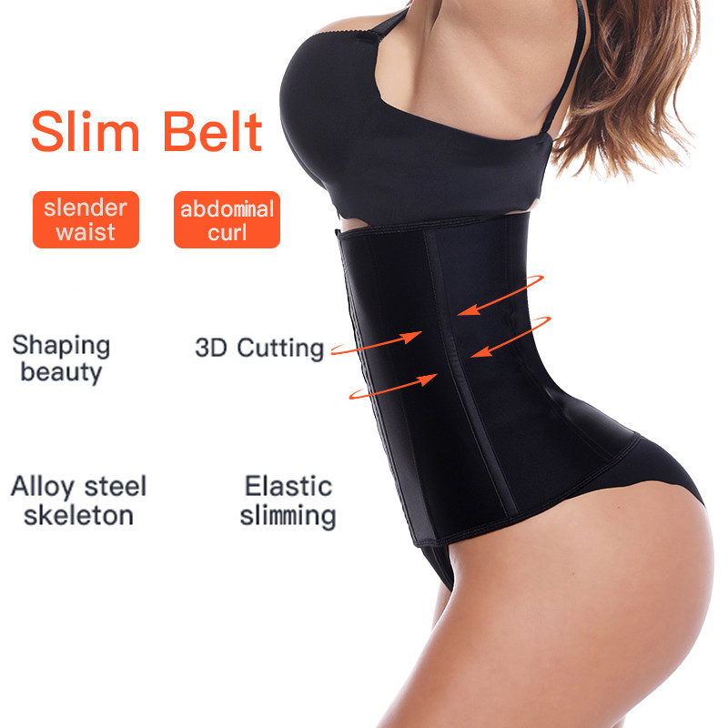 Cao Su Non Eo Huấn Luyện Áo 9 Xương Thép Định hình Cơ Thể Shapers Nữ Dây Chéo Giảm Béo Hoạt tính Etic Modeladora