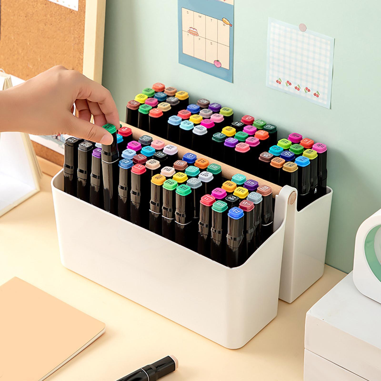 Stationery Storage Box  Storage Box for Desktop School Bathroom Supplies