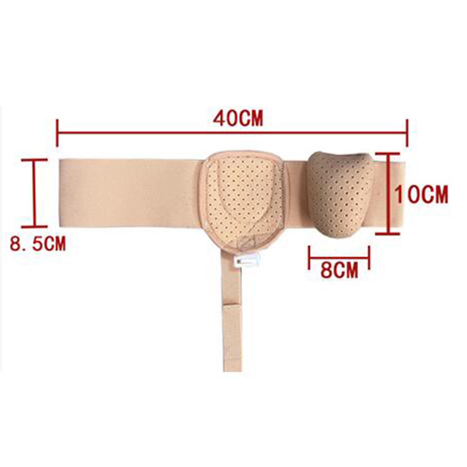 Groin Hernia Support Belt Hernia Belt Removable Pad Hernia Guard for Left