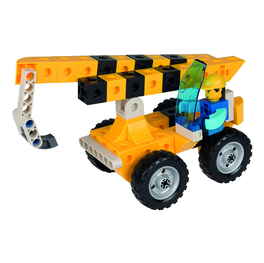 Đồ Chơi Lắp Ráp Gigo Toys – Mô Hình Bé Tập Làm Xây Dựng Heavy Vehicles 7425 (120 Mảnh Ghép)