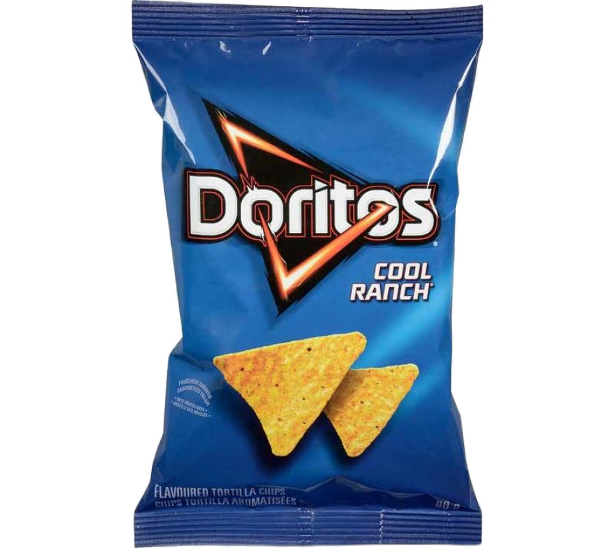 Bánh snack bắp hiệu fritolays Doritos Cool Ranch 198g