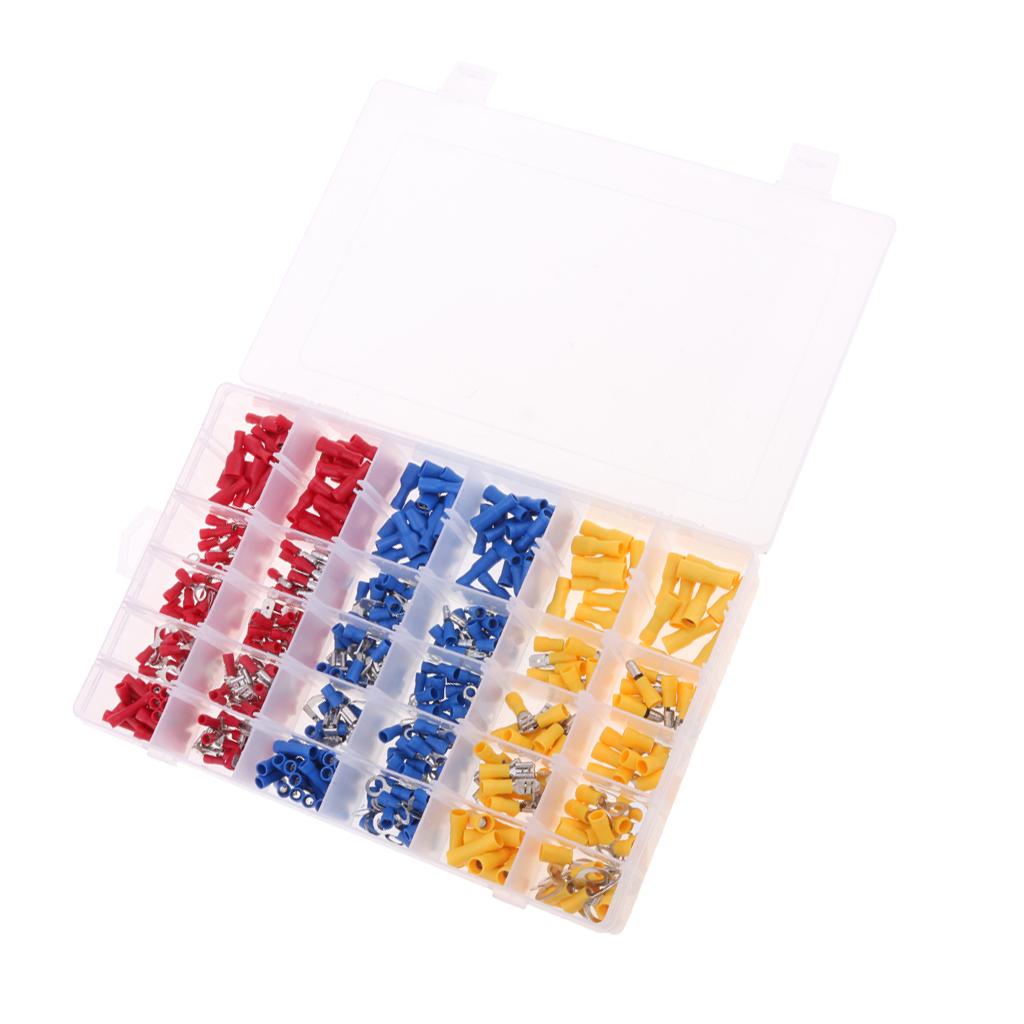 480x Electrical Connector Assorted Insulated Crimp Terminals