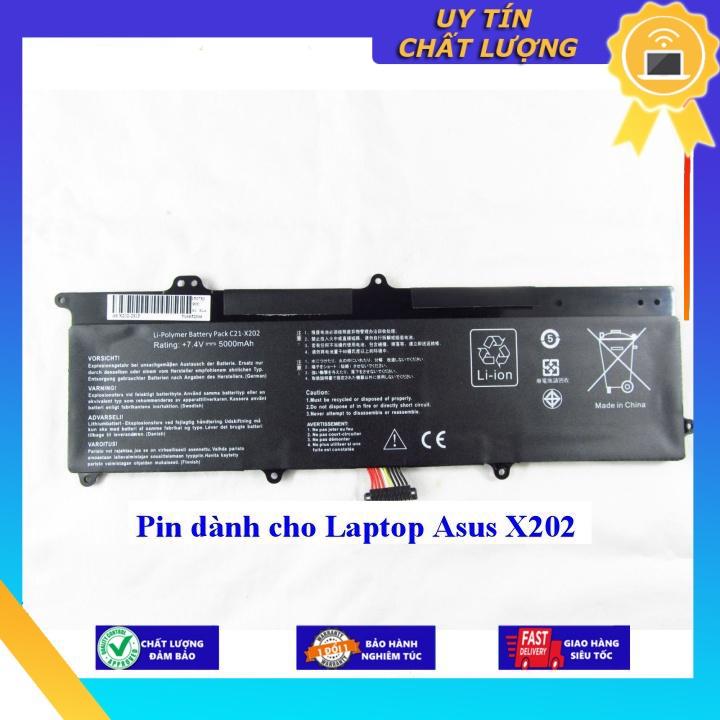 Pin dùng cho Laptop Asus X202 - Hàng Nhập Khẩu  MIBAT1021