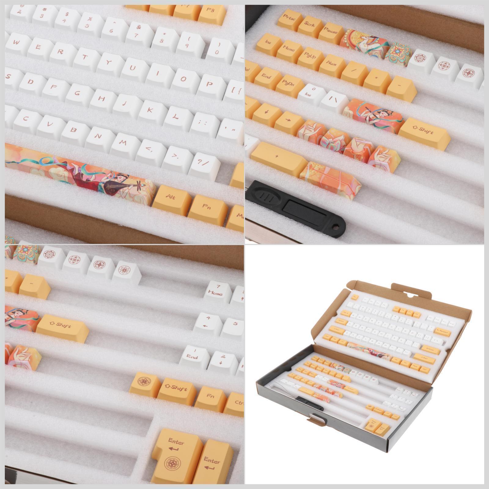 124-Key PBT Kit Replaces for Mechanical Keyboards Switch