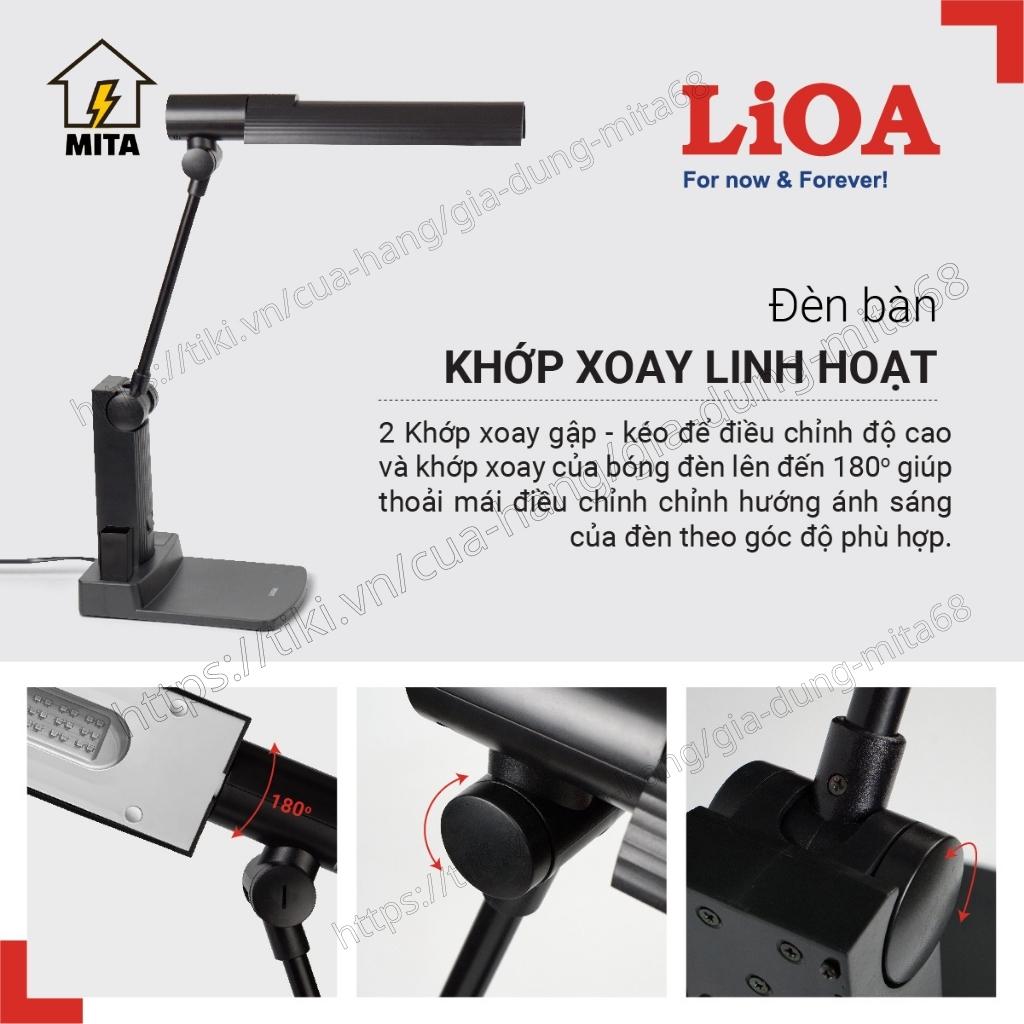 Đèn Bàn Khớp Quay Lioa - Đèn Bàn Chống Cận