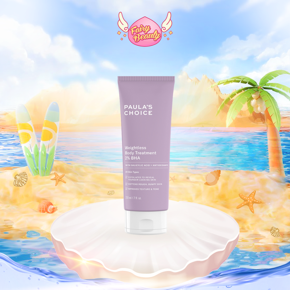Kem Dưỡng Thể BHA Ngăn Ngừa Viêm Nang Lông Chứa 2% BHA Paula's Choice Weightless Body Treatment 2% BHA 210ml (Mã 5700)