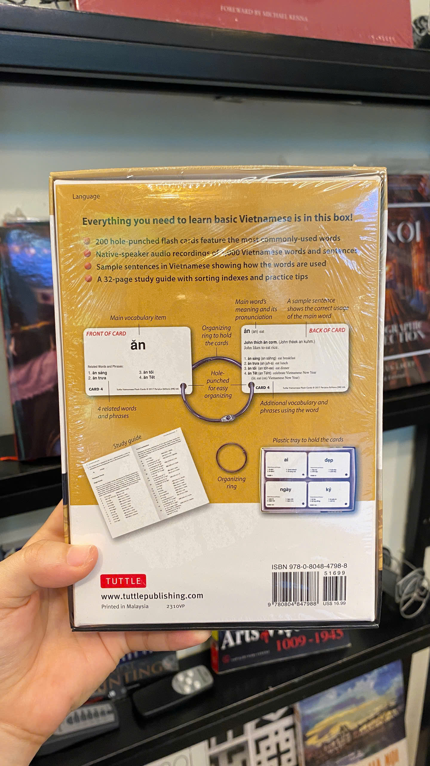 Sách - Vietnamese Flash Cards Kit: The Complete Language Learning Kit | Thẻ học Tiếng Việt