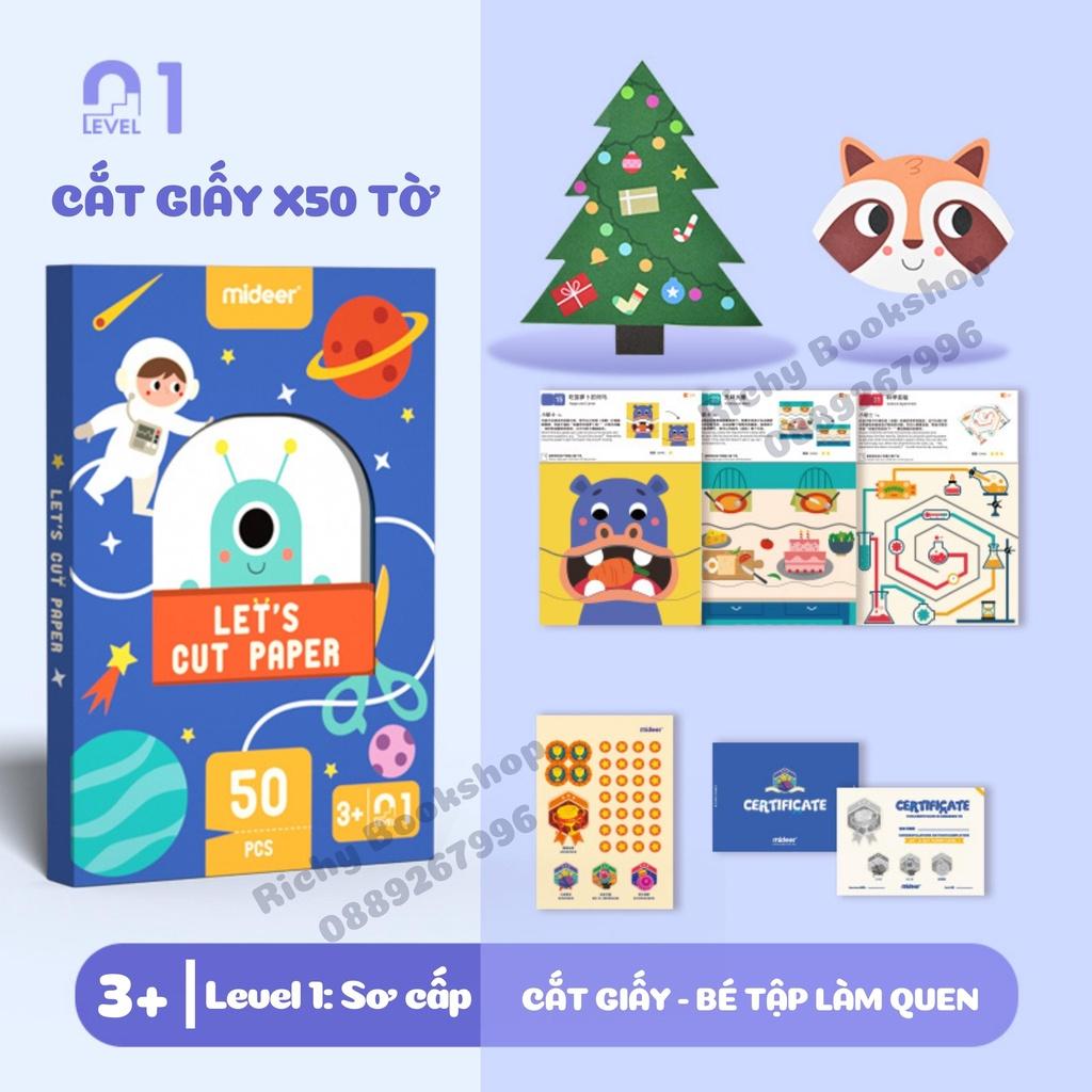 Đồ Chơi Cắt Giấy Tạo Hình Tư Duy - Mideer Let's Cut Paper