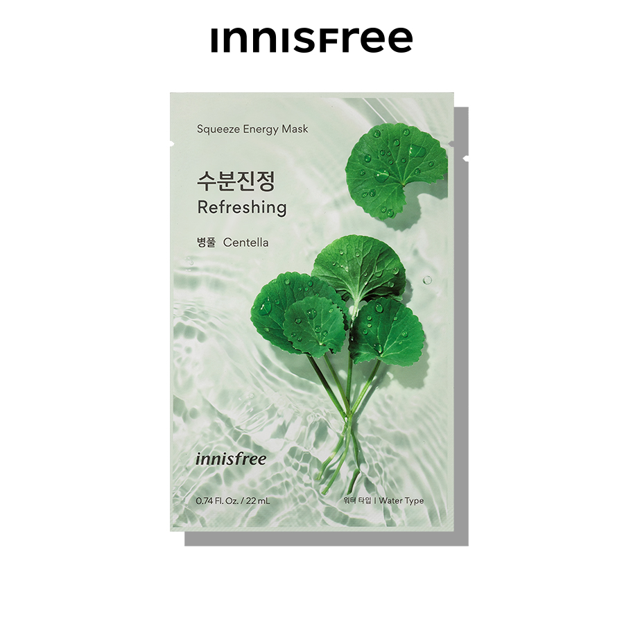 Mặt nạ giấy dưỡng da Hàn Quốc innisfree My Real Squeeze Mask 22ml