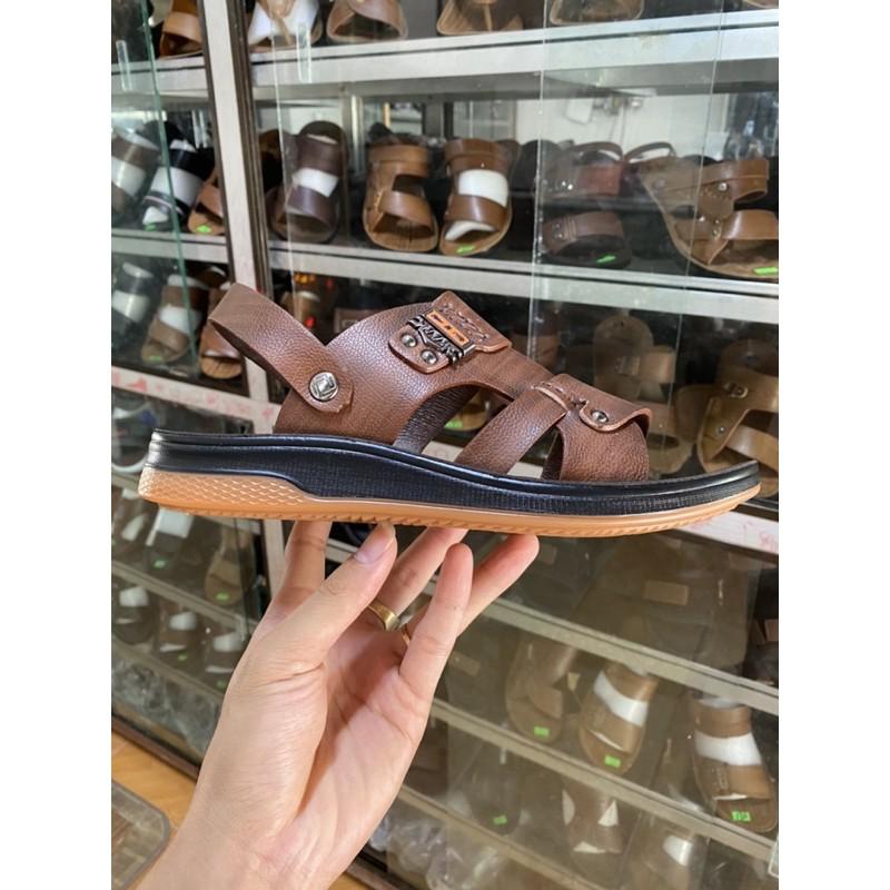Dép da sandal nam dép da nam đế kếp