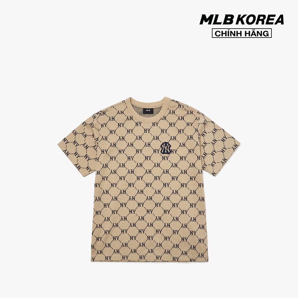 MLB - Áo thun phom suông ngắn tay Diamond Monogram 3ATSM3023