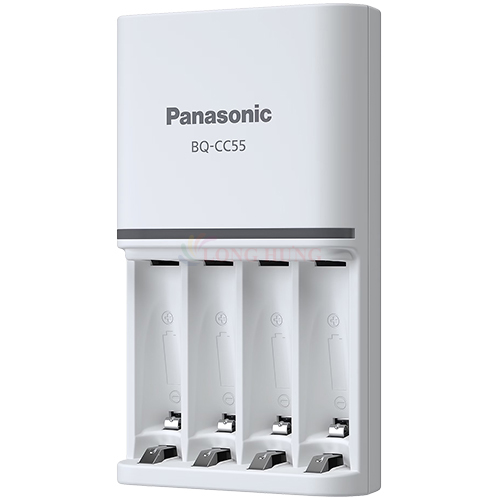 Bộ sạc pin Panasonic Eneloop AA 2000mAh K-KJ55MC40V2 (4 viên) - Hàng chính hãng