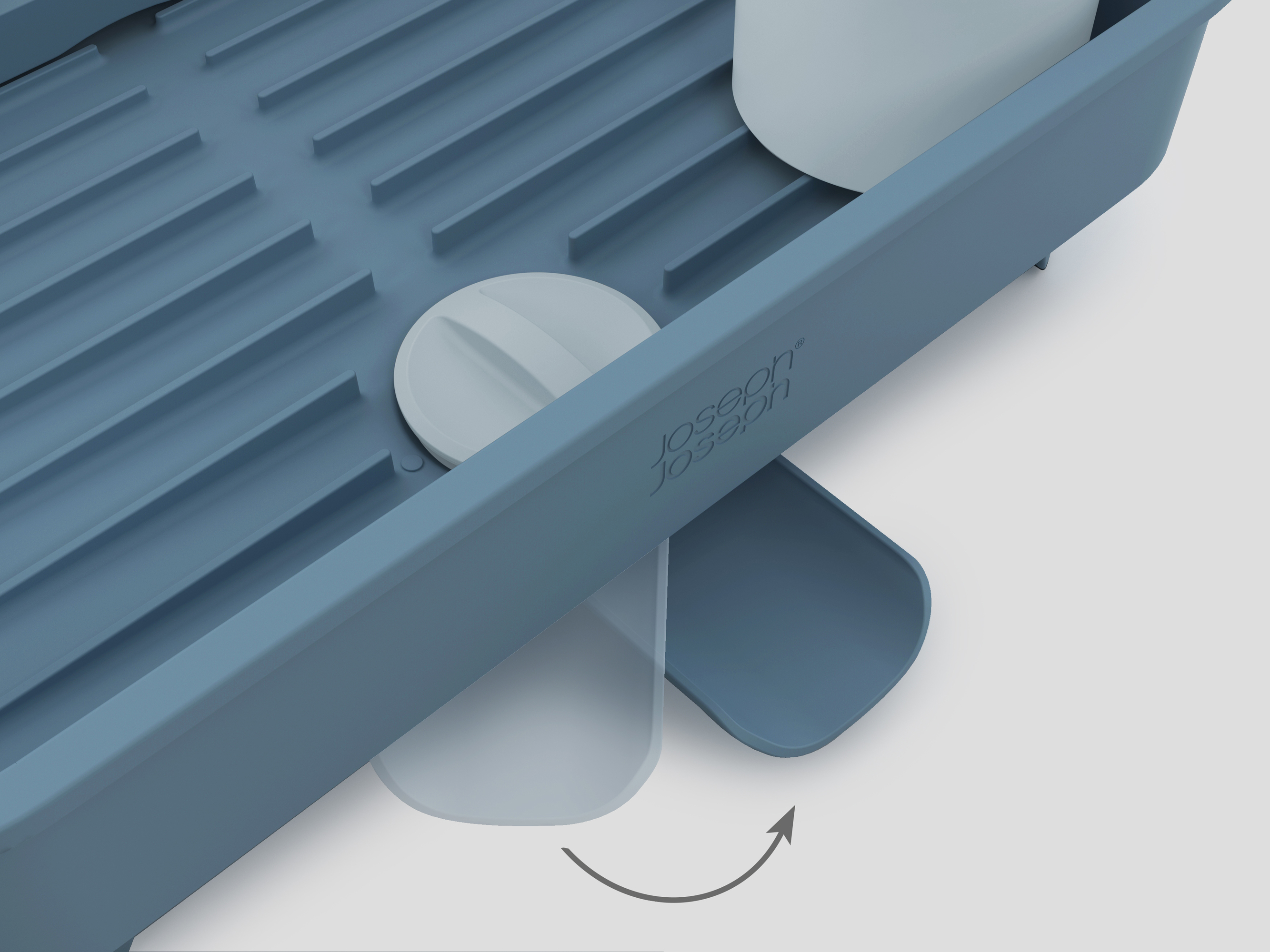 Kệ phơi tách chén Joseph Joseph 003123 - Extend Expandable Dish Drainer Editions Blue