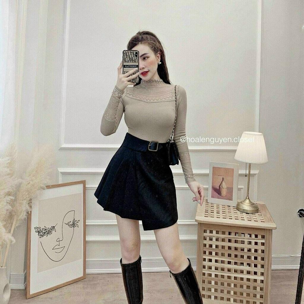 ÁO GIỮ NHIỆT PHA REN QUẢNG CHÂU CAO CẤP KÈM HỘP NỮ