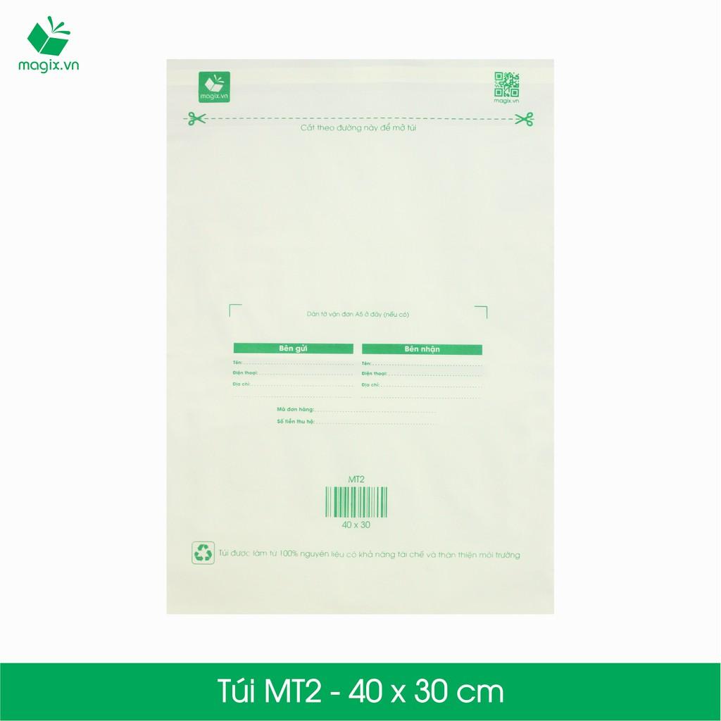 MT2 - 40x30 cm - 100 Túi nilon (tự phân hủy sinh học) đóng hàng
