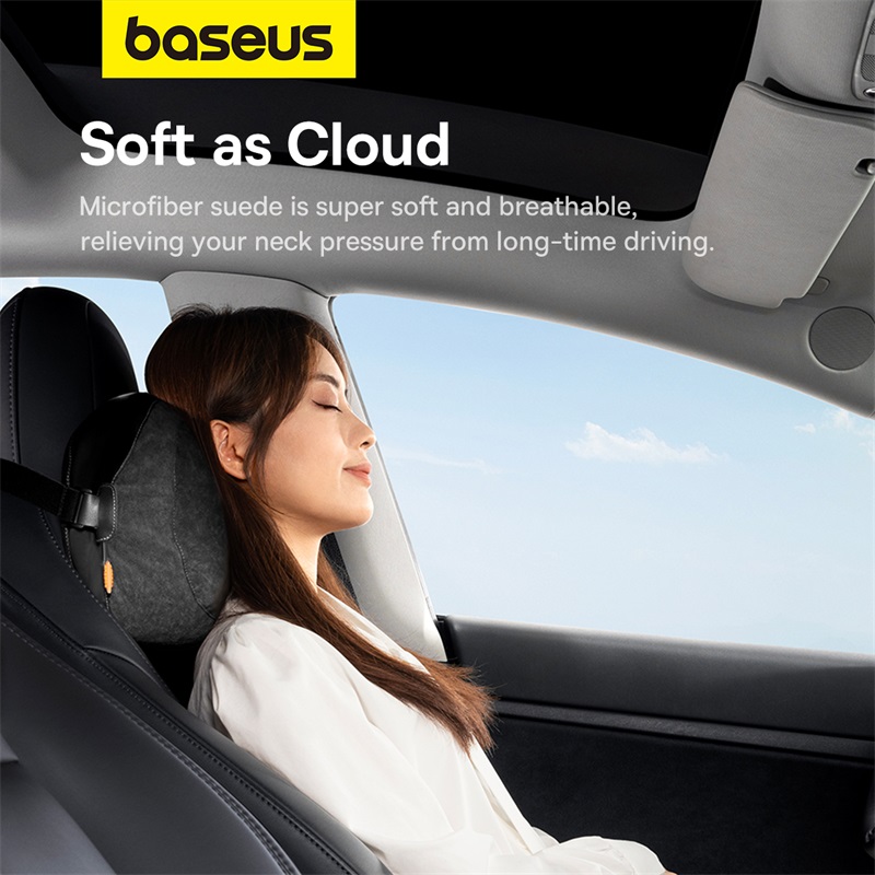 Gối Tựa Đầu Ô Tô Baseus ComfortRide Series Double-Sided Car Headrest Pillow (Hàng chính hãng)