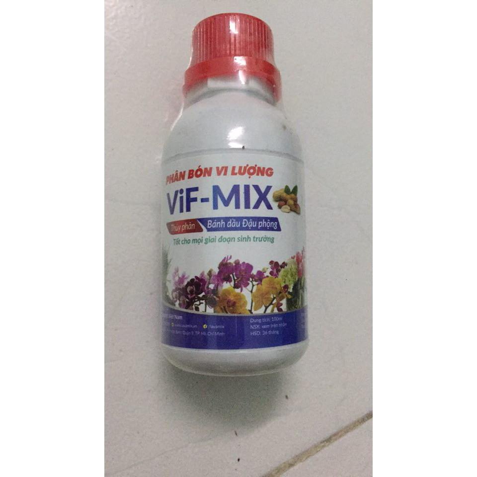 phân bón vi lượng ViF-Mix dầu phụng tốt cho mọi giai đoạn sinh trưởng lọ 100ml