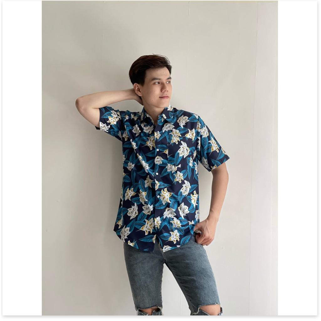 ÁO SƠ MI FORM RỘNG DÀNH CHO NAM HOẠ TIẾT ĐỘC LẠ/ CÓ ĐẦY ĐỦ SIZE LANA FASHION