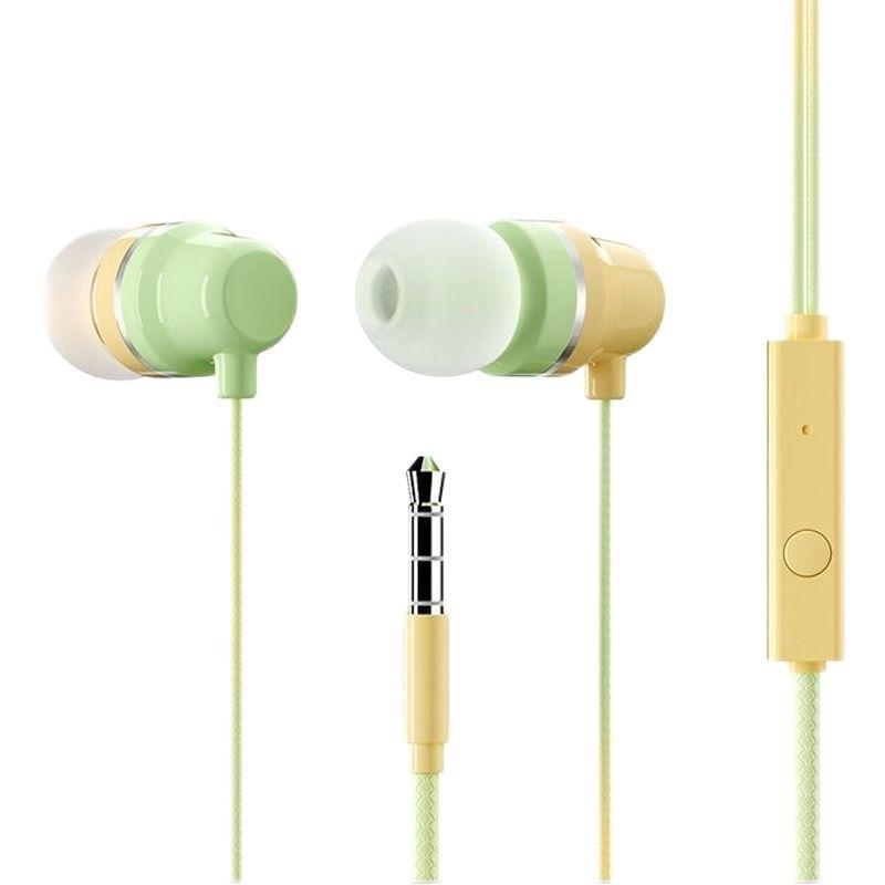 Tai nghe có dây TEKKIN WL07 Bass Có Mic Khử Tiếng Ồn HiFi PC Máy Tính - hàng chính hãng - Hồng
