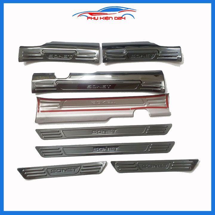 Ốp bậc cửa nẹp bước chân TITAN ô tô Sonet 2021-2023 chống trầy bảo vệ xe