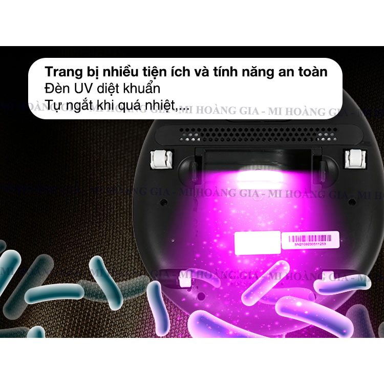 Máy hút bụi đệm giường diệt khuẩn UV Deerma EX919 - Hàng chính hãng