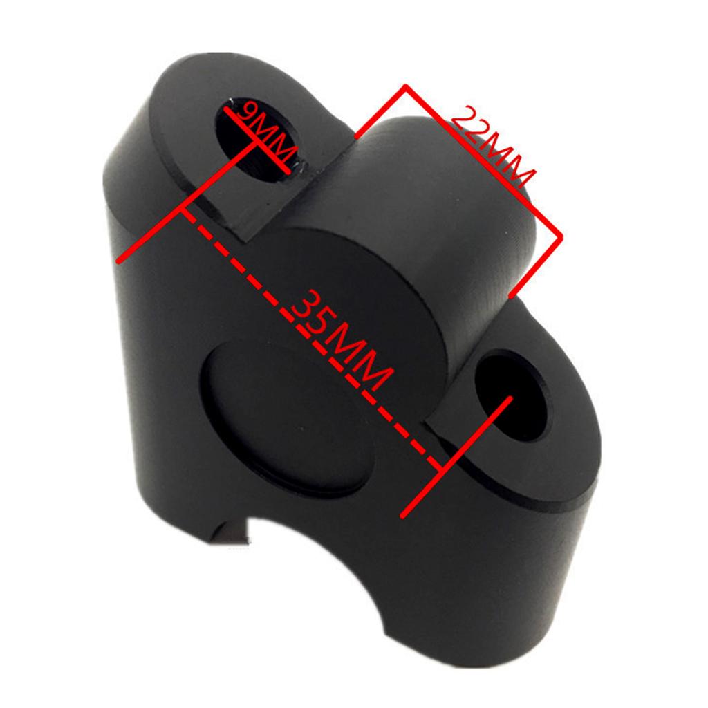 Motorcycle CNC Handlebar Riser Clamp 7/8\" Handlebars Clamp Easy Install
