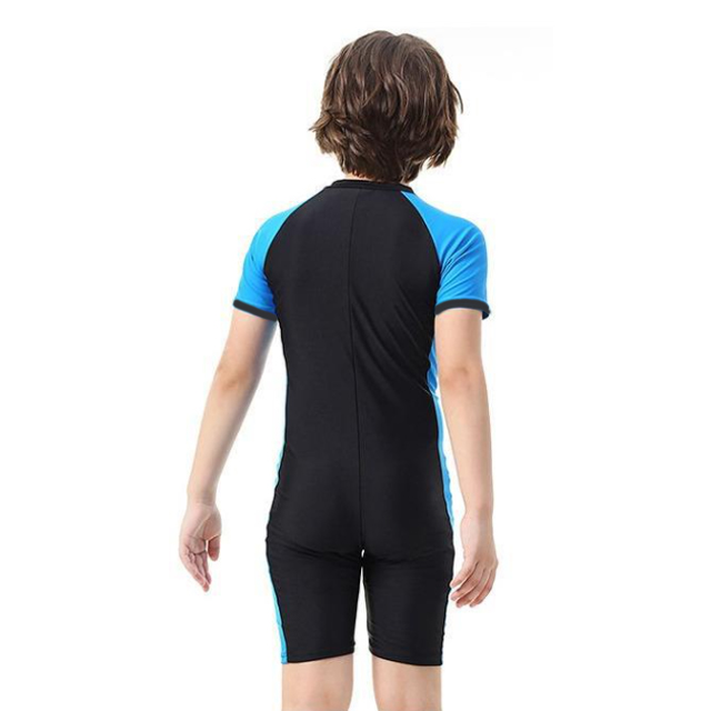 Bộ Đồ Bơi Trẻ Em Liền Cộc Tay Cho Bé Trai Và Bé Gái 11002 Chống Tia UV Kiểu Dáng Thể Thao Năng Động Form Vừa Người Chất Vải Co Giãn 4 Chiều Cao Cấp