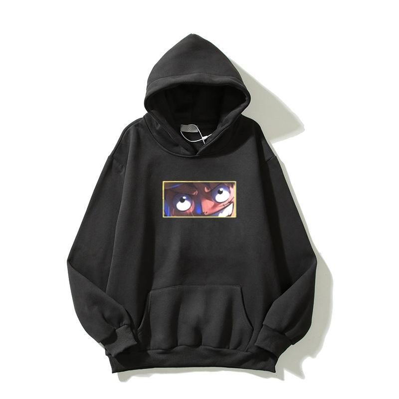 Áo Hoodie Nam Nữ LUFFY Vải Nỉ Ngoại Dầy Nón 2 Lớp Tay Bo Gân, Anam Store