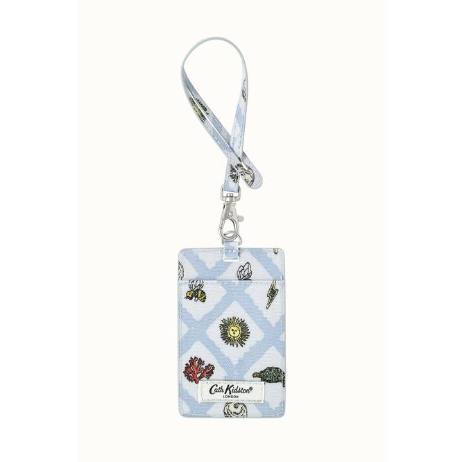 Cath Kidston - Thẻ đeo /I.D Holder - Charms - Blue -1067859