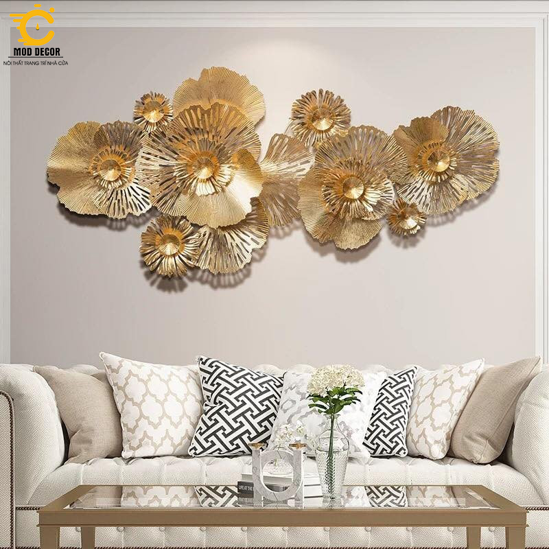 Tranh sắt treo tường trang trí MOD Decor, phong cách Bắc Âu nghệ thuật Lianzhang JJT mã 951