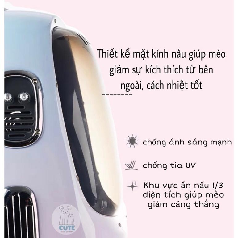 Balo Phi Hành Gia Có Điều Hòa Thông Minh Cho Mèo Petkit Breezy 2023- HeLiPet