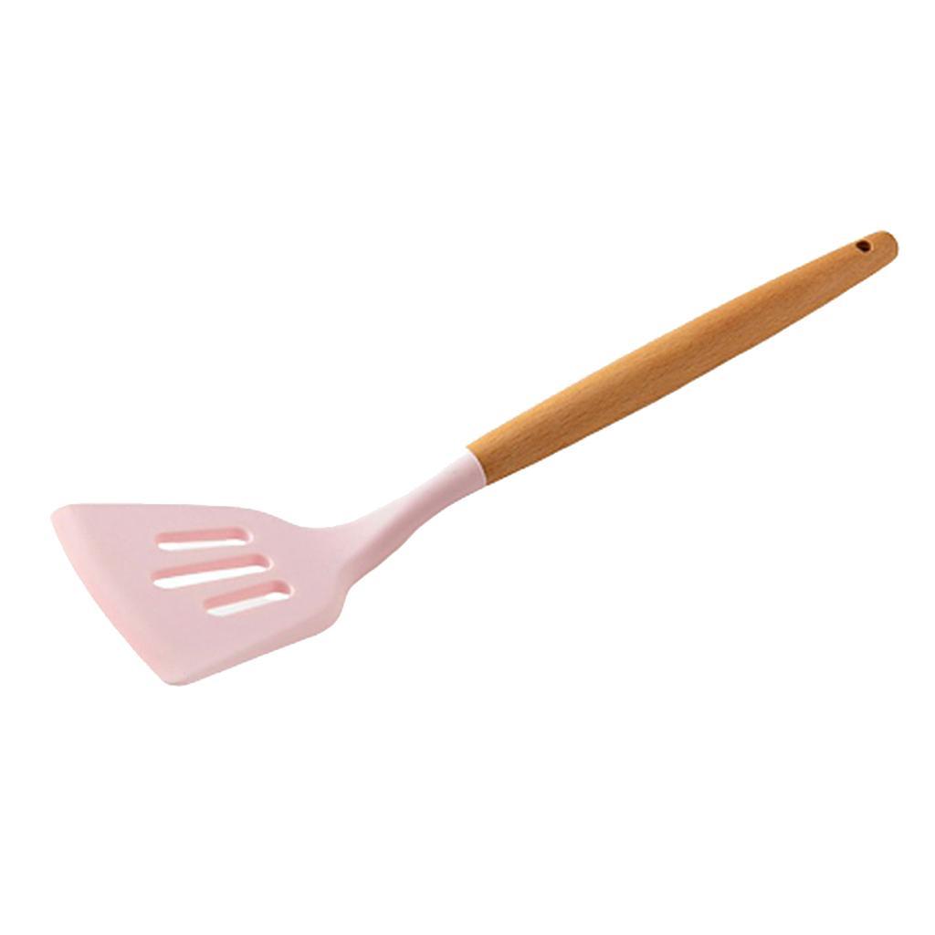 Silicone Kitchenware Silicone Utensil with Wood Handle For