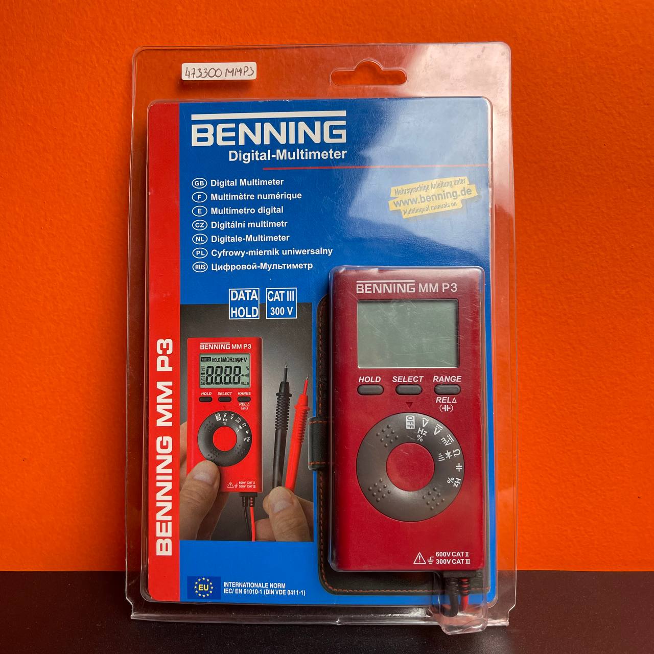 ĐỒNG HỒ ĐO VẠN NĂNG NHỎ GỌN BENNING 473300 MMP3-473300_MMP3